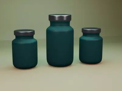 High-Quality Medicine  pill bottle for Multiple Uses  Free 3D model