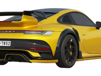 Porsche 911 TECHART GTstreet R 2022 3D model