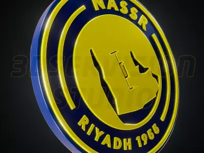 Al Nassr logo - Cinematic - 3D print 3D model