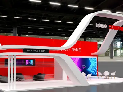Exhibition 3D model 6