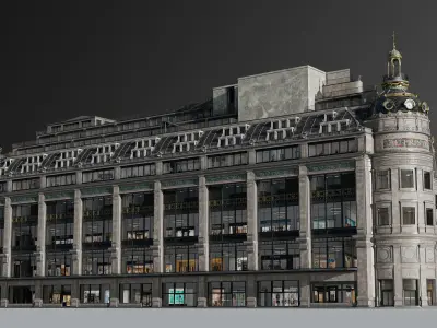 Grand Arcade Printemps Shopping center 3D model