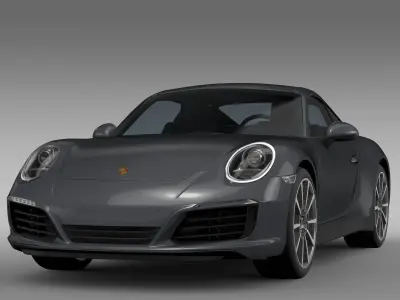 Porsche 911 Carrera Coupe 991 2016 3D model