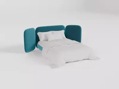 Double Bed 3 3D model