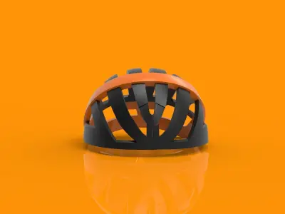Mountain Bicycle Helmet 3D model