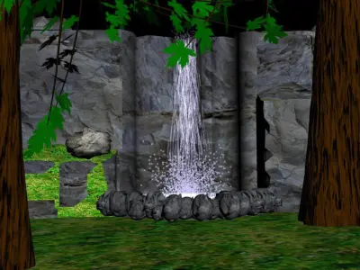 3d model of an Imaginary Town 3D model