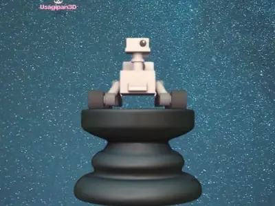 Space Chess - Side A 3D print model