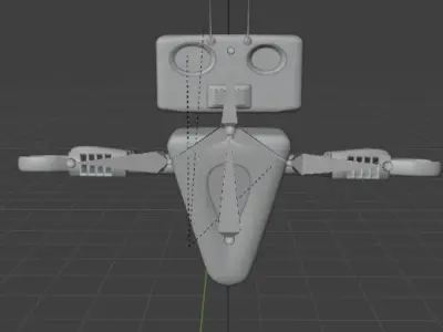 Robo the Robot Free 3D model