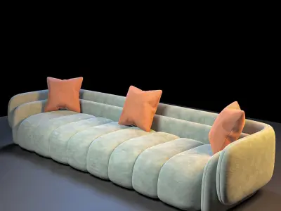 Italian sofa Free 3D model