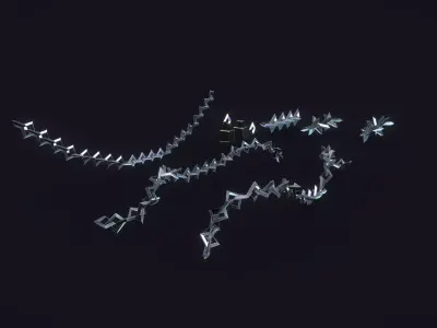 Stylized PBR Chains Pack Low-poly 3D model