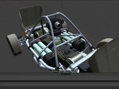 Autonomous Robot Car  3D model
