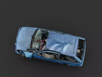 Old Car 3D model