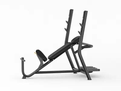 Technogym Element Inclined Weight Bench 3D model