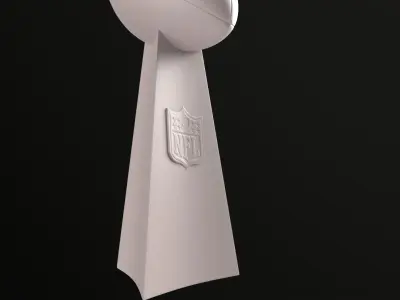NFL Super Bowl-Vince Lombardi Trophy 3D print model