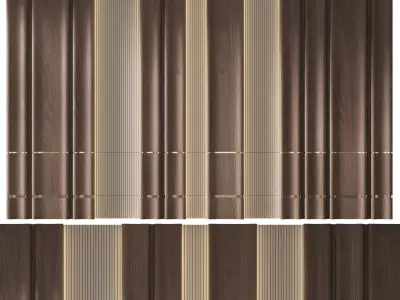  Decorative V67 Wall Panels 3D model