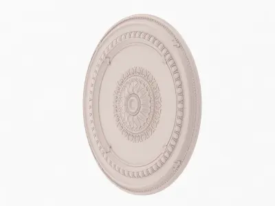 Classic Ceiling Medallion 30 3D model