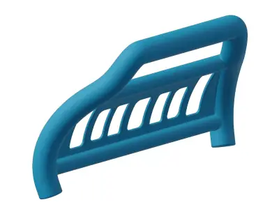 Plastic Vehicle Bumper Bull Bar Toy 3D model