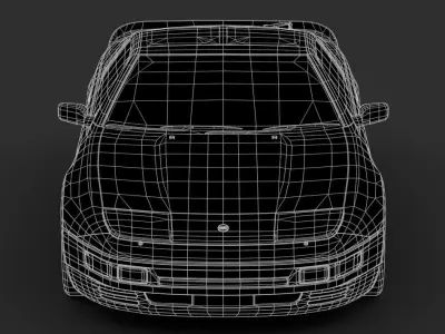 Nissan 300ZX Z32 Low-poly 3D model