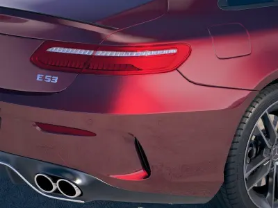 Mercedes-Benz E53 AMG Coupe 2019 3D model
