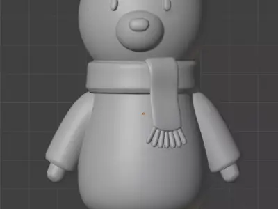 Chilly Bear 3D print model