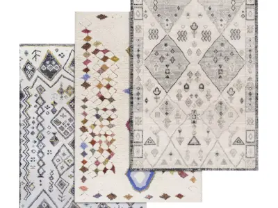 Rug Set 1280 3D model