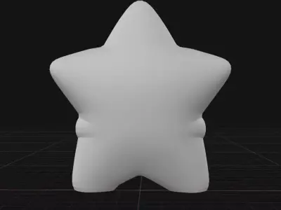 Christmas star 3D print model