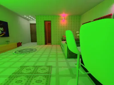 Studio Apartment 2020 3D model