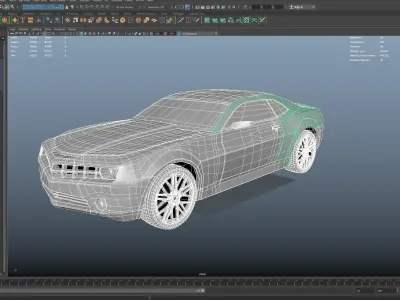 Car camaro 3D model 3D model
