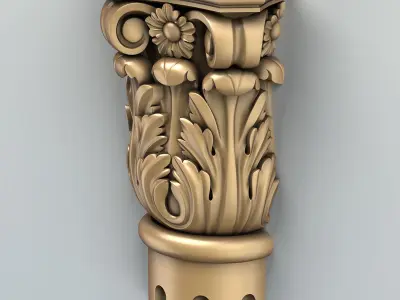 Column Capital 005 3D model