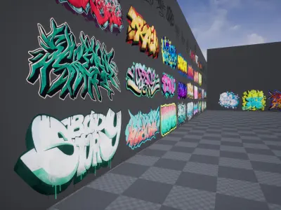 Graffiti Pack Decals IV Texture