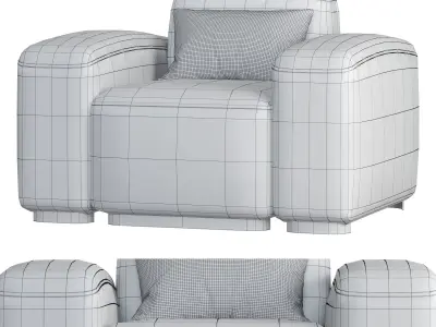 Goss Black Luxury Berjer 3D model