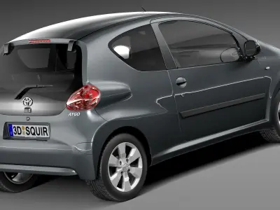 Toyota Aygo 3-door 2013 3D model