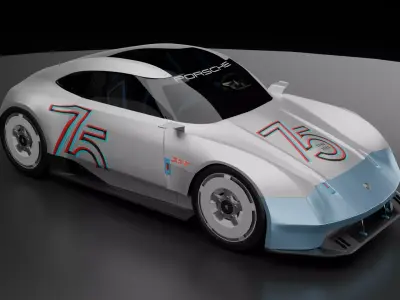 Porsche 357 Concept 2023 3D model