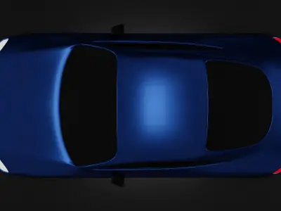 Audi TT Low Poly 3D model