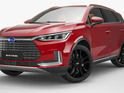 2024 BYD Tang With Interior 3D model