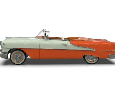 Oldsmobile 88 Convertible 1955 Low-poly 3D model