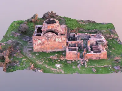 Medieval monastery  3D model