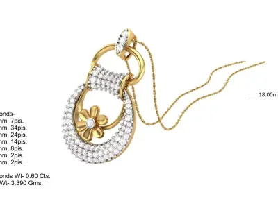 Full Pendent Set Like as Pendant Earring and Ring 3D print model purchase