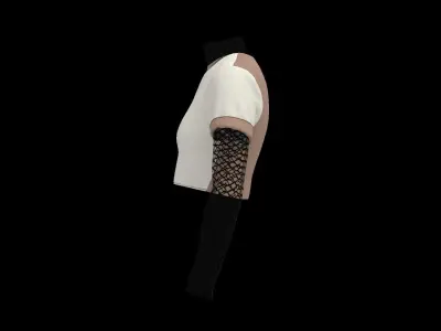  Female mesh log sleeve 3D model