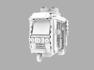 Lego Tuk Tuk 3D model