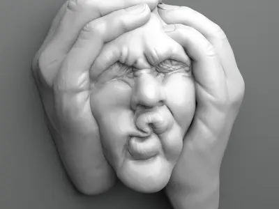 Abstract Wall Sculpture Printable 3D print model