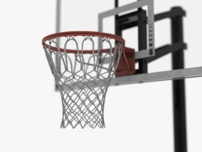 Basketball Basket 3D model