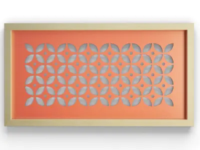 6 Openwork Wall Decoration 3D model