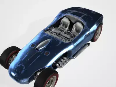 Vintage Classic Car 3D model