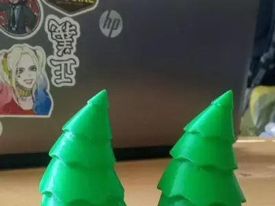 Christmas tree 3D model Free 3D print model