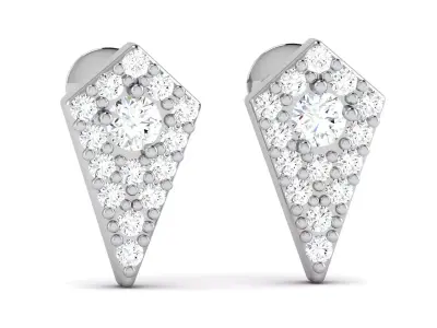 Women earrings 3D print model 24