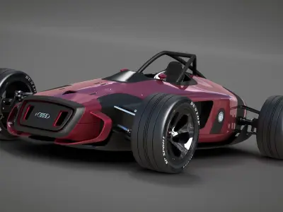 Audi Concept Racecar - Auto Union 3D model