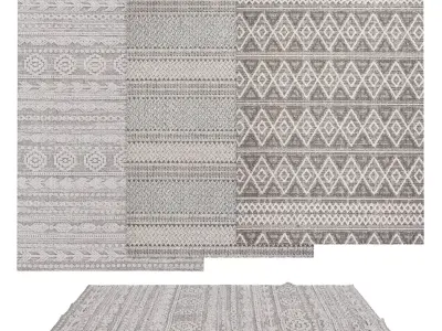 Rugs No 459 Low-poly 3D model