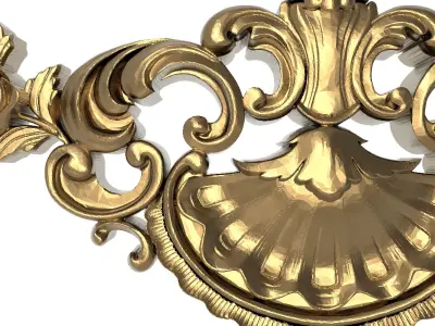  decorative pattern ready for 3D printing 3D model 136
