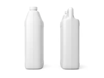 Plastic F-Style Bottle 1 Gallon 3D model