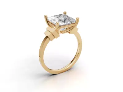 ring woman  3D print model 56